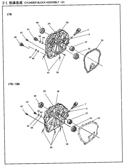 Cylinder Block Assembly